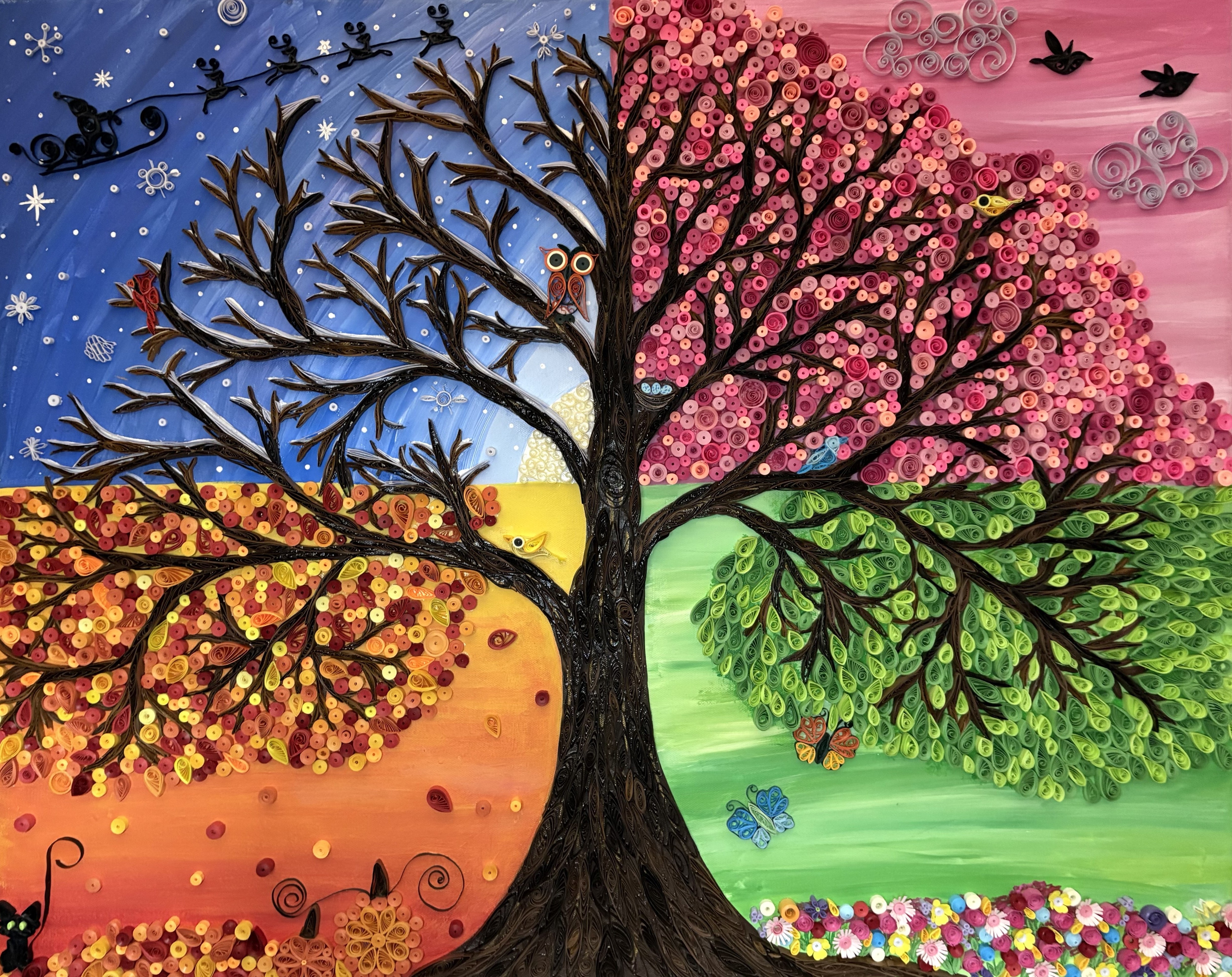 A Year in Bloom, Art by Mary Polt, Lowcountry Artist from South Carolina