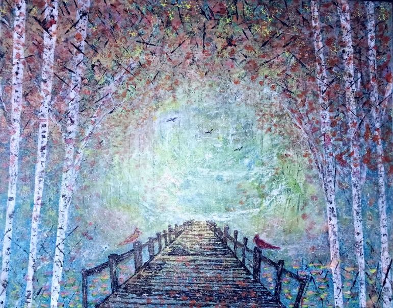 Painting by Marian Hall, Lowcountry Artist