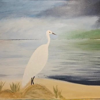 Lowcountry bird art by Summerville Artist Tina Gleason