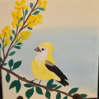 Bird artwork by South Carolina Artist Tina Gleason