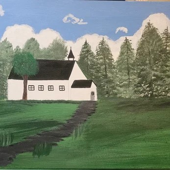 Lowcountry natural landscape artwork by Summerville Artist Tina Gleason in South Carolina
